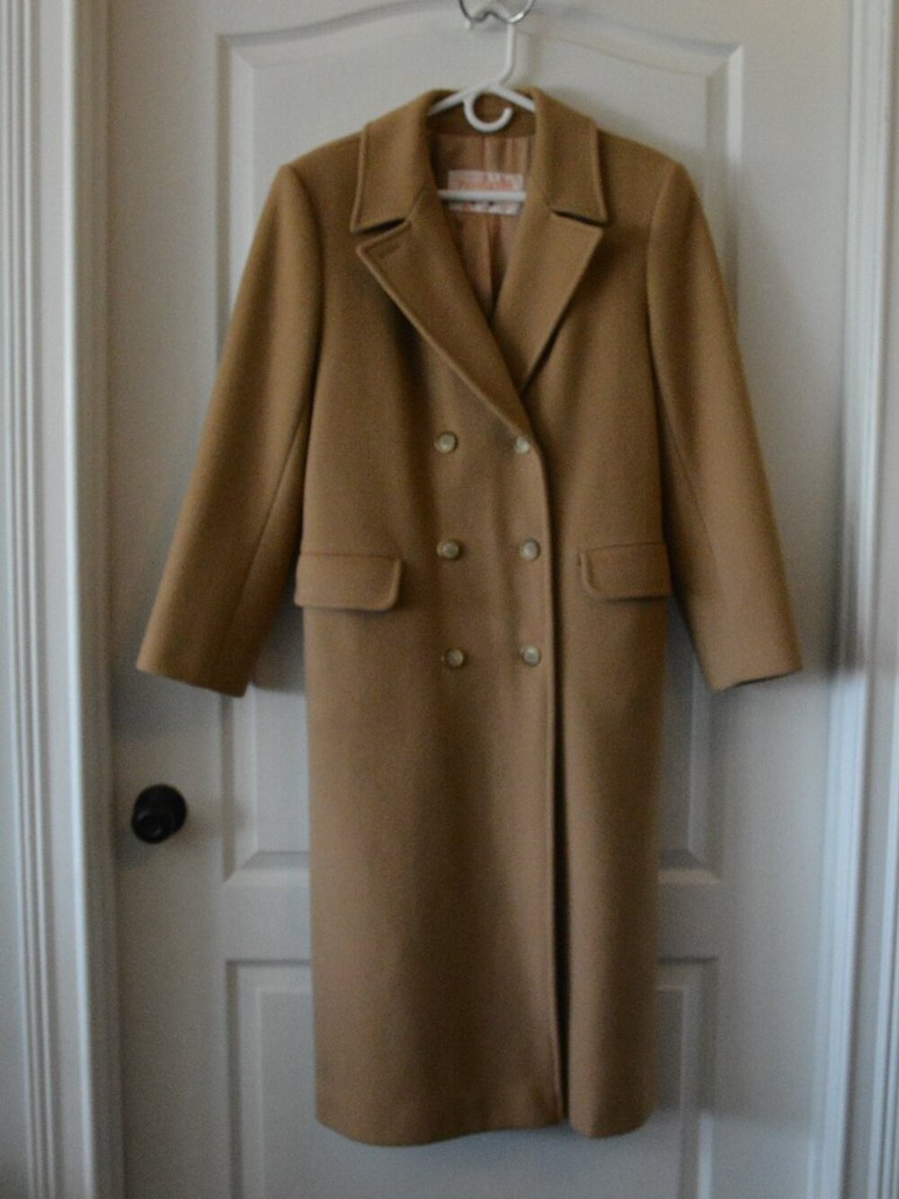 Vintage Pendleton Wool Coat Women's Double Breasted Front with notch size 14